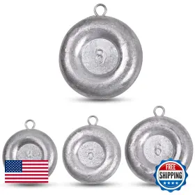 Silanon B09zkv6xj8 Disc Sinkers Fishing Weights Coin Saltwater Surf