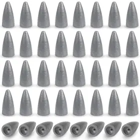 Silanon Sinker-1/2oz-40pcs Bullet Fishing Sinkers Weights40pcs Worm Weights Slip Sinker Assorted Set For Ba Silanon Sinker-1/2oz-40pcs Bullet Fishing Sinkers Weights40pcs Worm Weights Slip Sinker Assorted Set For Ba