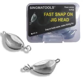 Singmatools 799050988023 Fast Snap On Swing Head Weight Dropshot Sinkers Jigheads For Weedless Jig Hea Singmatools 799050988023 Fast Snap On Swing Head Weight Dropshot Sinkers Jigheads For Weedless Jig Hea