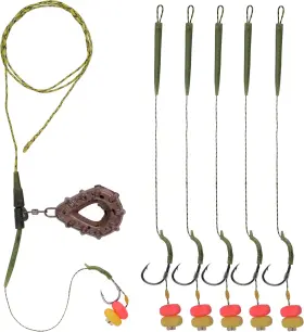 Snfox 744759992437 Carp Fishing Rigs Kit Hair With Sinker Weights Hooks Quick Change Snfox 744759992437 Carp Fishing Rigs Kit Hair With Sinker Weights Hooks Quick Change