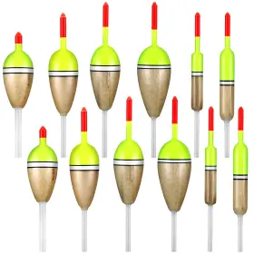 Sonwyoung Sio-sonwyoung-1095 12 Pcs Fishing Float Slip Bobber Wood Stick Balsa In 6 Si Sonwyoung Sio-sonwyoung-1095 12 Pcs Fishing Float Slip Bobber Wood Stick Balsa In 6 Si