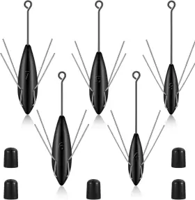 Sotiff Nl-sotiff-1004 5 Pcs Sputnik Sinker Fishing Equipment Long Tail Weights Saltwater Surf