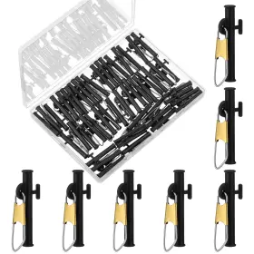 Soulchen Xln-soulchen-3652 50 Pcs 1-1/2 Sinker Slides For Catfishing With Metal Snaps Abs Fishing Weight