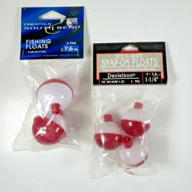 South Bend 039364159895 Vintage New Sealed 2pk 1-1/2 Inch And 3pk 1 -1/4 Fishing Floats South Bend 039364159895 Vintage New Sealed 2pk 1-1/2 Inch And 3pk 1 -1/4 Fishing Floats