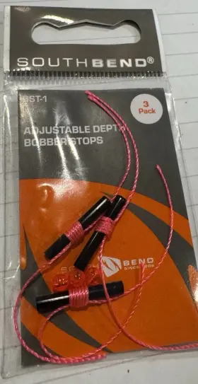 South Bend 039364523467 Vtg New In Package Southbend Bobber Stop Knots Nos Model St-1 3pk With Beads