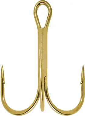 South Bend 25gt-18 Gold Treble Hooks Strong Extra-sharp Hook Reliable And Firm Grip