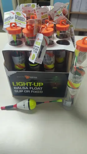 South Bend Bfosp1-20 Light Up Balsa Float Slip Or Fixed In Display Box South Bend Bfosp1-20 Light Up Balsa Float Slip Or Fixed In Display Box