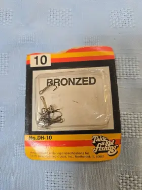 South Bend Dh-10 Hooks Size 10 Package Br Aberdeen Gold Carlisle