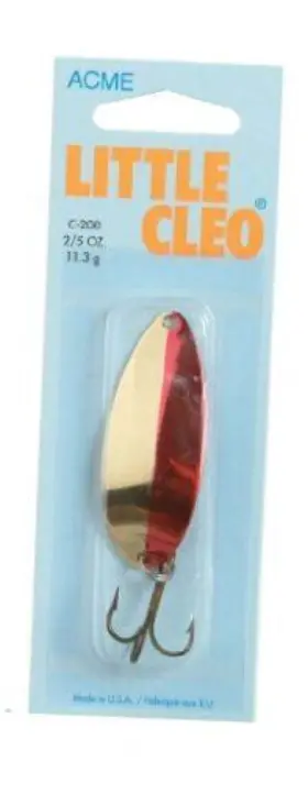 South Bend Sporting Goods 506766 Little Cleo Fishing Terminal Tackle 2/5-ounce Gold Neon Red