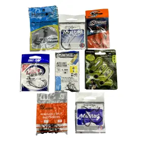 Spearpoint 602573144596 Bundle Lot Of 8 New Mustad Harmony Eagle Claw Owner Fishing Hooks