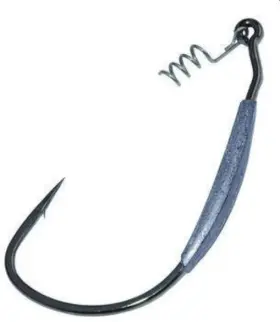 Spro 296414-1/16 Gamakatsu 4/0 Ewg Wtd Black Superline Springlock Hook 4ct