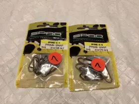 Spro 651583119148 Lot Of 2 Packages Prime Snap Spsnb-5-7 And Spsnb-6-6 Made In Japan Spro 651583119148 Lot Of 2 Packages Prime Snap Spsnb-5-7 And Spsnb-6-6 Made In Japan
