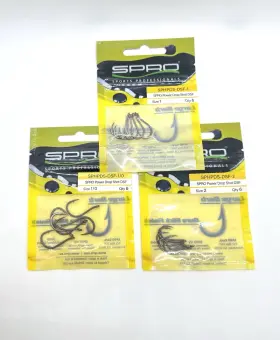Spro 651583155160 Power Drop Shot Dsf Size 1/0 - 1 2 Lot Of 3 Packs Spro 651583155160 Power Drop Shot Dsf Size 1/0 - 1 2 Lot Of 3 Packs