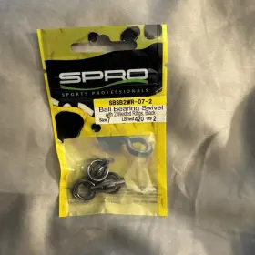 Spro Sbsb2wr 2 Packs Of Ball Bearing Swivel With Welded Rings-sbsb2wr- Pick Your Size