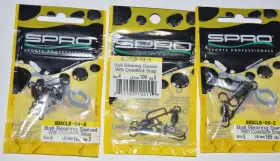 Spro Sbsclb-04-3 3 Packs Total Ball Bearing Swivels Coastlock Snap Size 4 And 5 Spro Sbsclb-04-3 3 Packs Total Ball Bearing Swivels Coastlock Snap Size 4 And 5