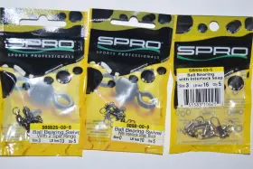 Spro Sbsn-03-5 3 Packs Ball Bearing Swivels Size And Assortment Interlock Snap / Rings Spro Sbsn-03-5 3 Packs Ball Bearing Swivels Size And Assortment Interlock Snap / Rings