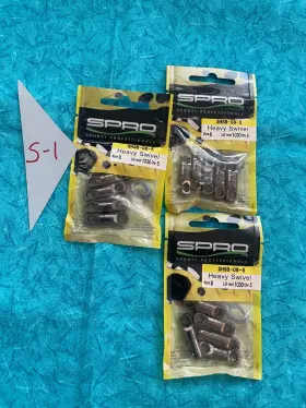 Spro Shsb-08-5 Lot Of Heavy Swivels Size 8stainless Steel #1030 Fresh/saltwater 15 Total Spro Shsb-08-5 Lot Of Heavy Swivels Size 8stainless Steel #1030 Fresh/saltwater 15 Total