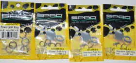 Spro Sstlsrn-6-5 4 Packs Power Split Rings And Stainless Sizes 6 8