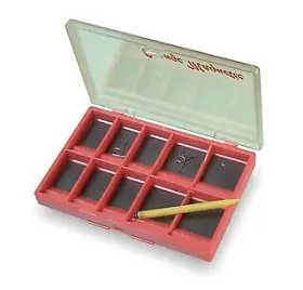Stonfo Fo267s Small Orange Magnetic Hook Box With 10 Compartments - Umpqua Tiemco