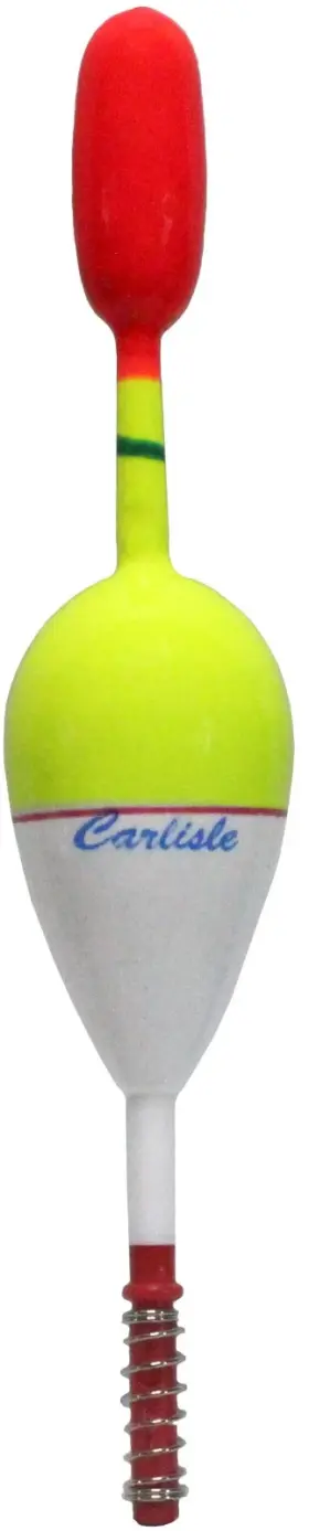 Stopper Lures 010426003202 Carlisle Spring Floats Ca-492bt 6 Pack Balsa Hi-viz Bobbers Bulb Top Bag Of