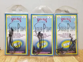 Strike King 051034149852 Competition Saber Point Off Set Worm Hooks 2/0 Inch Free Shipping Strike King 051034149852 Competition Saber Point Off Set Worm Hooks 2/0 Inch Free Shipping