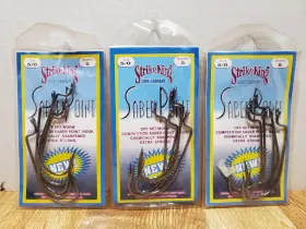 Strike King 051034149883 Competition Saber Point Off Set Worm Hooks 5/0 Inch Free Shipping Strike King 051034149883 Competition Saber Point Off Set Worm Hooks 5/0 Inch Free Shipping