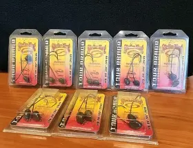 Strike King 051034243420 Lot Of 8 Tour Grade Mag Jig Head 5 - 1/2 And 3 5/8 Oz Hooks