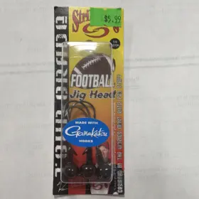 Strike King Tgfsh14-1 Football Jig Head 1/4 Oz 1/0 Black 3 Pack Gamakatsu X2pk Strike King Tgfsh14-1 Football Jig Head 1/4 Oz 1/0 Black 3 Pack Gamakatsu X2pk
