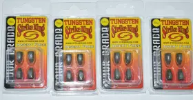Strike King Tgtw18-46 4 Packs Tungsten Worm Weights 1/8oz Green Pumpkin Tournament Grade Strike King Tgtw18-46 4 Packs Tungsten Worm Weights 1/8oz Green Pumpkin Tournament Grade
