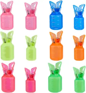 Superfindings Find-fh0005-30-us22 24pcs 12 Styles Plastic Portable Squid Jig Hook Cover Superfindings Find-fh0005-30-us22 24pcs 12 Styles Plastic Portable Squid Jig Hook Cover