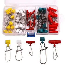 Supertheo 714583283230 Fishing Swivels Line Sinker Slides Hook Clip Connector Pack Supertheo 714583283230 Fishing Swivels Line Sinker Slides Hook Clip Connector Pack