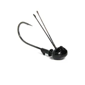 Tackle Hd 412-087 3 Pk Stealth Jig Head 5/16 Oz Weedless Jigs Fishing Hook Black