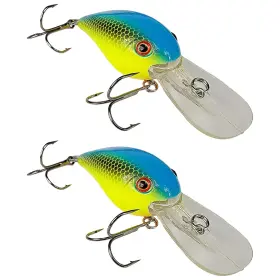 Tackle Hd 501-060 2-pack Crankbait For Bass Crappie Or Walleye 9-14 Ft Depth