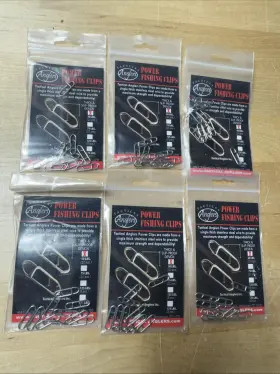 Tactical Anglers 736211578310 6 Packages - Power Fishing Clips 50 Lbs. Lot
