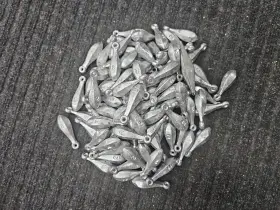 Tbs 2bank 100pcs 2oz. Bank Sinkers Weights Fishing Lead Tbs 2bank 100pcs 2oz. Bank Sinkers Weights Fishing Lead