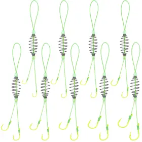 Teenyyou Yit-teenyyou-6342 Fishing Hooks Kit 9 Pcs 6#14# Carp Bait Trap With Spring Feeder Rig Lures