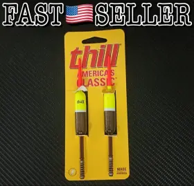 Thill Ac320-2 2-pack Americas Classic Float Fishing Bobber With Wood Body 1/2 Inch - New