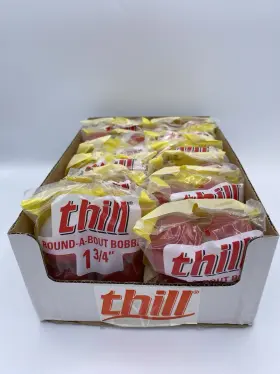 Thill Fishing Gear Rsn175 1 3/4 Inch Floats Bobbers - New In Display Box Round Red/white Thill Fishing Gear Rsn175 1 3/4 Inch Floats Bobbers - New In Display Box Round Red/white