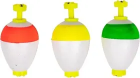 Thill Tfp125so-ast-3 Foam Float Pear 1.25 Inch Assorted Snap On 3 Per Pack -