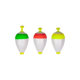Thill Tfp175so-ast-3 Foam Float Pear 1.75 Inch Assorted Snap-on 3 Per Pack -