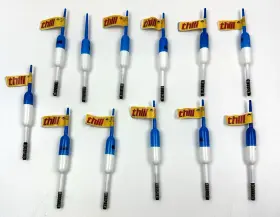 Thill Uaf320 12 Premium Balsa Floats Blue Spring Oval Pencil Shape Stick