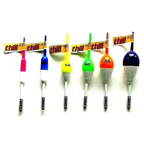 Thill Uaf488grn Set Of 6 Premium Balsa Assorted Color Spring Stick Floats Thill Uaf488grn Set Of 6 Premium Balsa Assorted Color Spring Stick Floats