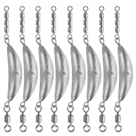 Thkfish B0d7hfnsk9 6oz Crescent Trolling Fishing Weights Sinkers With High-speed Swivel Thkfish B0d7hfnsk9 6oz Crescent Trolling Fishing Weights Sinkers With High-speed Swivel