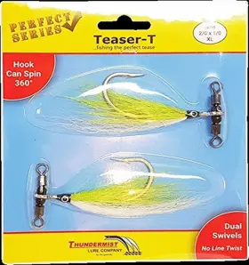 Thundermist Lure Company 806810305805 Tsr-2/0x1/0-cw Teaser-t Fishing Terminal Tackle