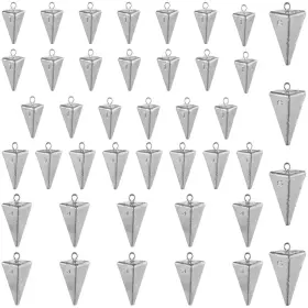 Tideme 768346057224 42 Pcs Fishing Weights 1oz/3oz/4oz/6oz Pyramid Sinkers Kit Tideme 768346057224 42 Pcs Fishing Weights 1oz/3oz/4oz/6oz Pyramid Sinkers Kit