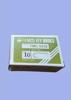 Tiemco 052857410990 100 Fly Tying Hooks Tmc 5212 Size 10