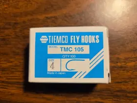 Tiemco 052857411751 Umpqua Tmc 105 Size 4 100 Pack For Egg And Glo-bug Flies