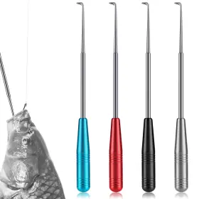 Tiesome 567030 4 Pcs Fish Hook Quick Remover Tool Fishing Security Extractor Hook Tiesome 567030 4 Pcs Fish Hook Quick Remover Tool Fishing Security Extractor Hook