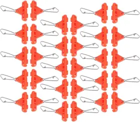Tihebeyan Tihebeyan2trs83vu46 30pcs Professional Zips Sliding Rig Boom Fishing Sinker Slides Orange Red Tihebeyan Tihebeyan2trs83vu46 30pcs Professional Zips Sliding Rig Boom Fishing Sinker Slides Orange Red