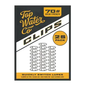 Top Water 850067974048 Durable Stainless Steel Fishing Speed Clips Fast Lure Connector Multiple